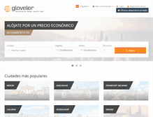 Tablet Screenshot of gloveler.es